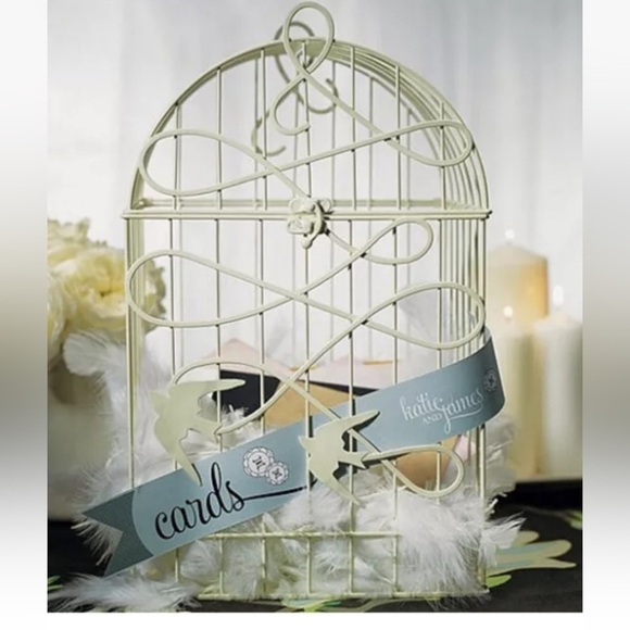 Birds in Flight Birdcage Card Holder - Picture 2 of 13